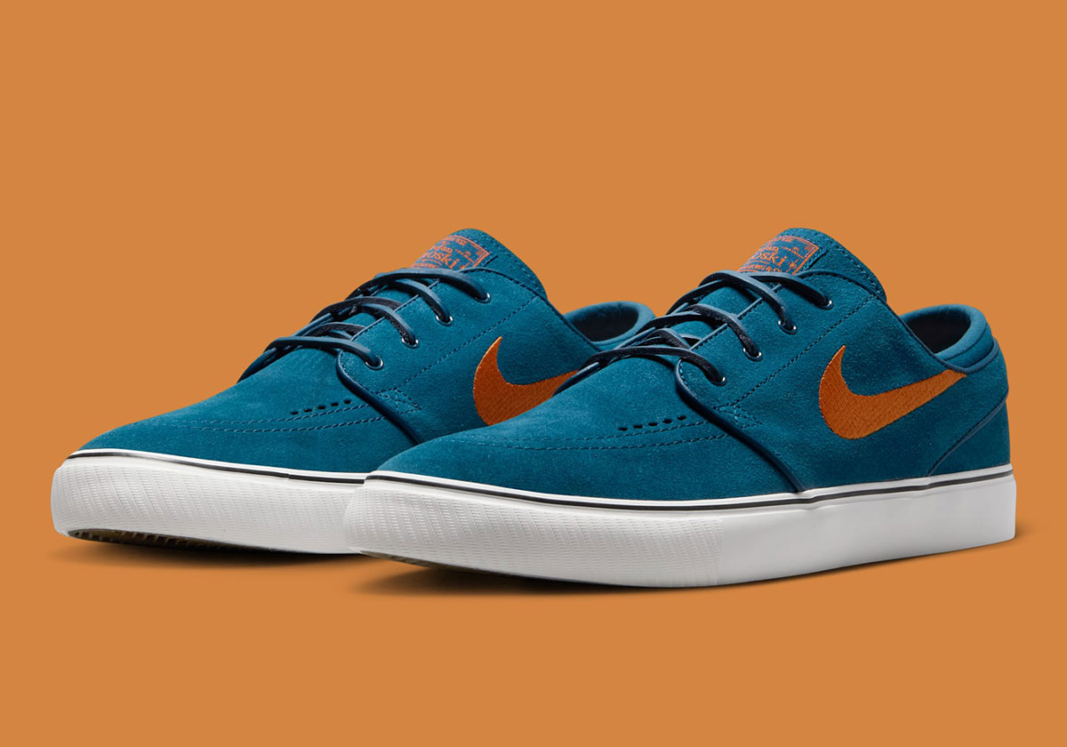 Nike Sb Stefan Janoski Blue Force Campfire Orange Fd6757 401 10