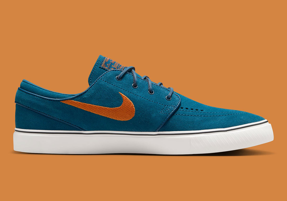 Nike Sb Stefan Janoski Blue Force Campfire Orange Fd6757 401 2