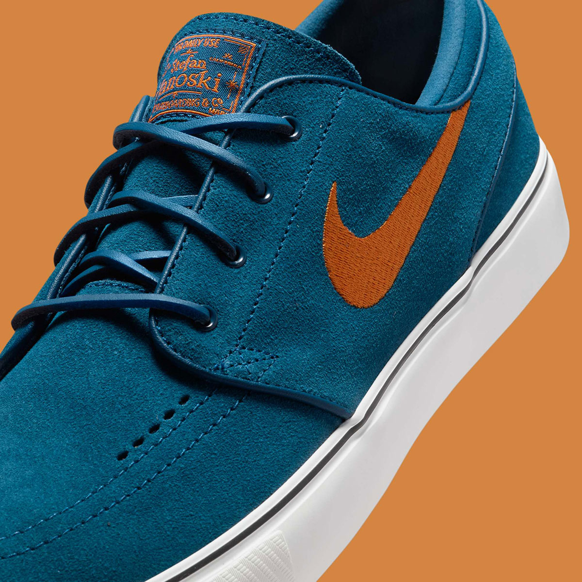 Nike Sb Stefan Janoski Blue Force Campfire Orange Fd6757 401 3