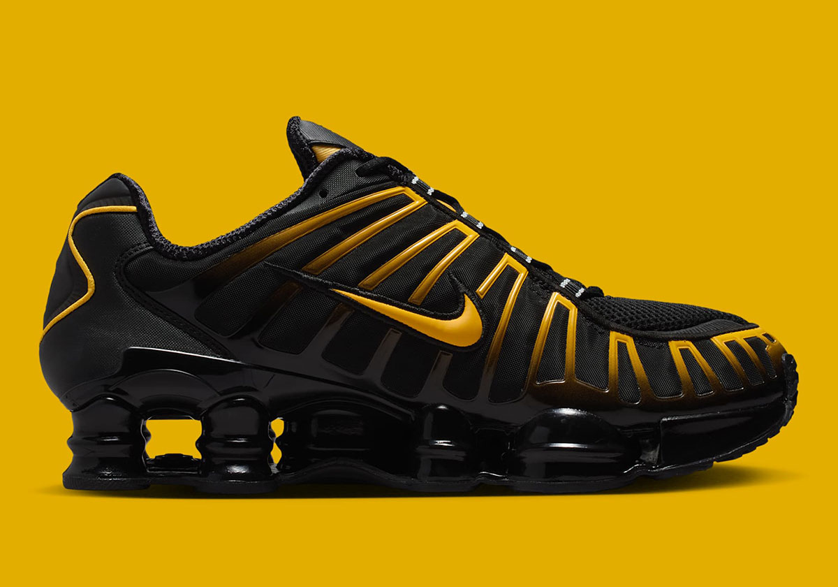 Nike Shox Tl Black University Gold Av3595 013 4