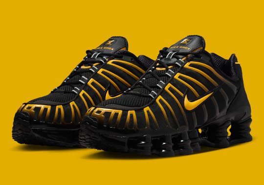 This Nike Shox TL Is Perfect For Steelers Fans