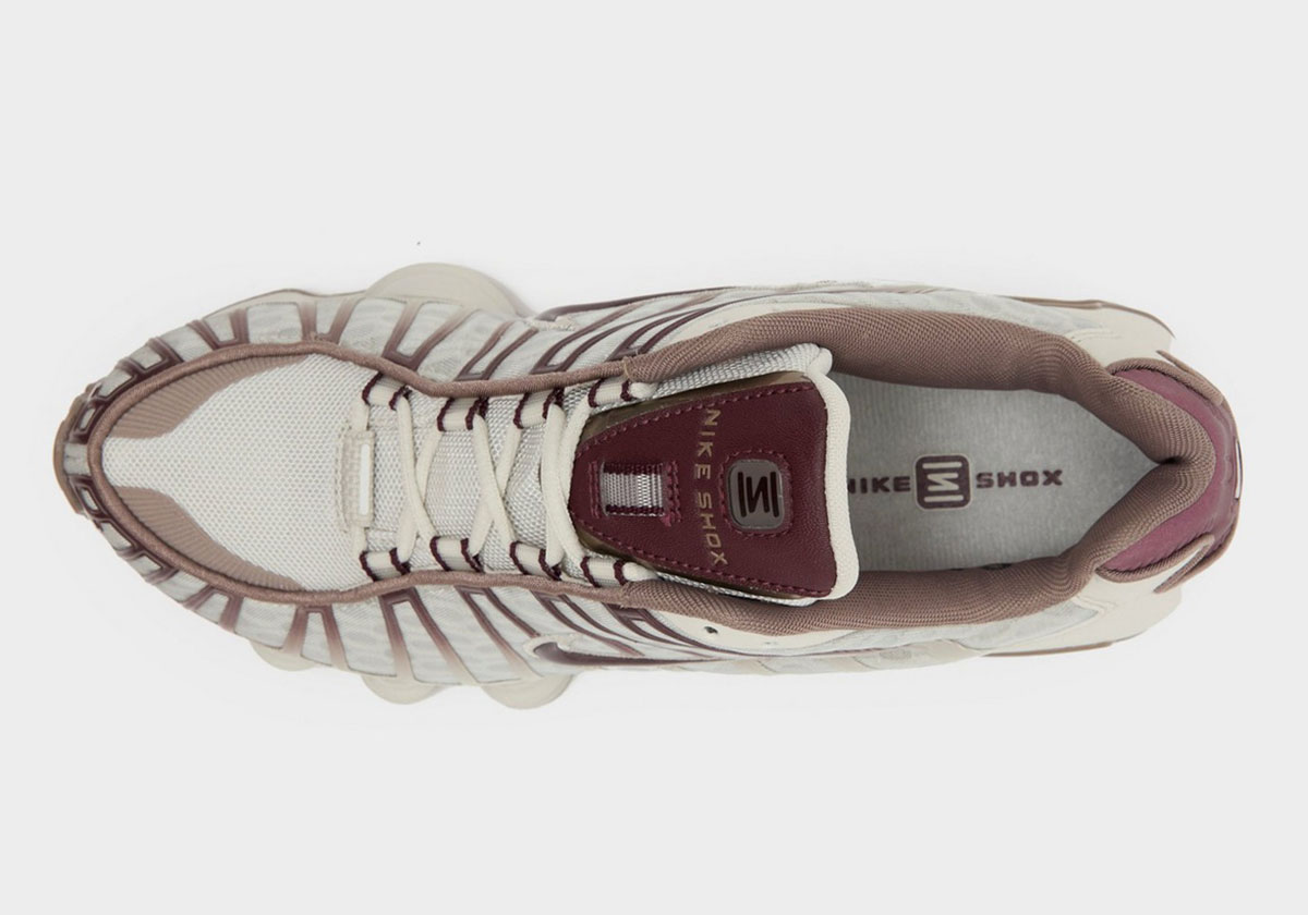 Nike Shox Tl Light Bone Burgundy Crush Mink Brown Im6013 072 2