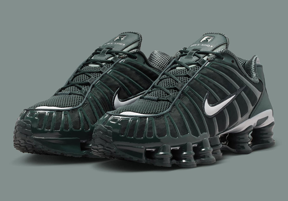 Green "Seaweed" Wraps The Nike Shox TL