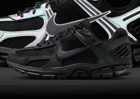 The Nike Zoom Vomero 5 Wears All-Black Reflective