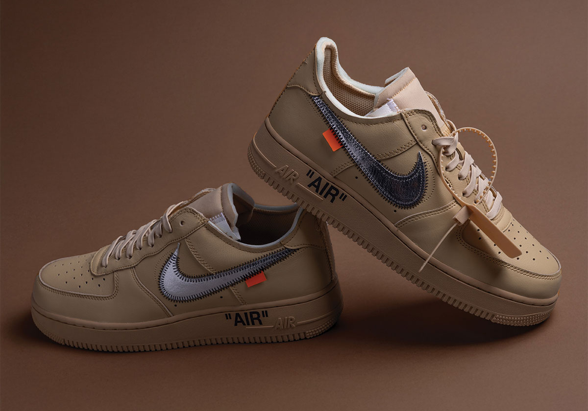 Off White Nike Air Force 1 Low Sesame Fd6900 200 Release Date 11