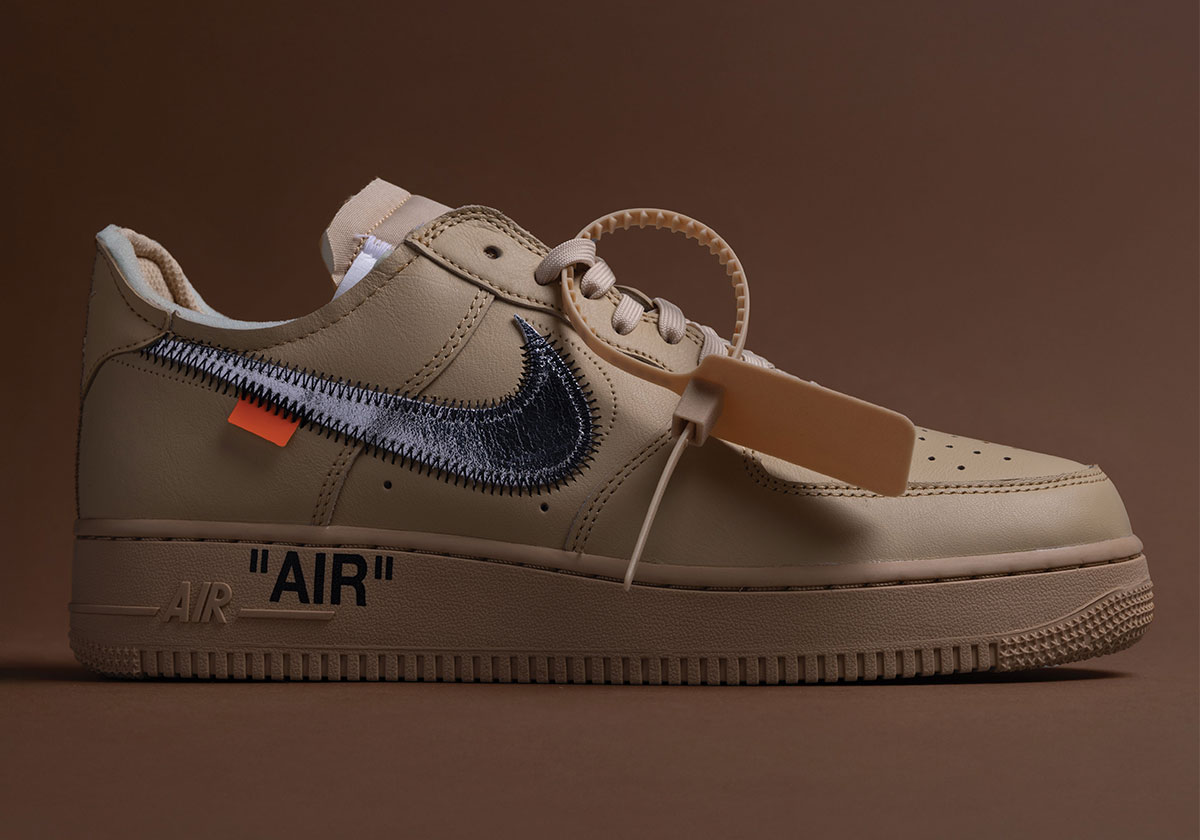 Off White Nike Air Force 1 Low Sesame Fd6900 200 Release Date 2
