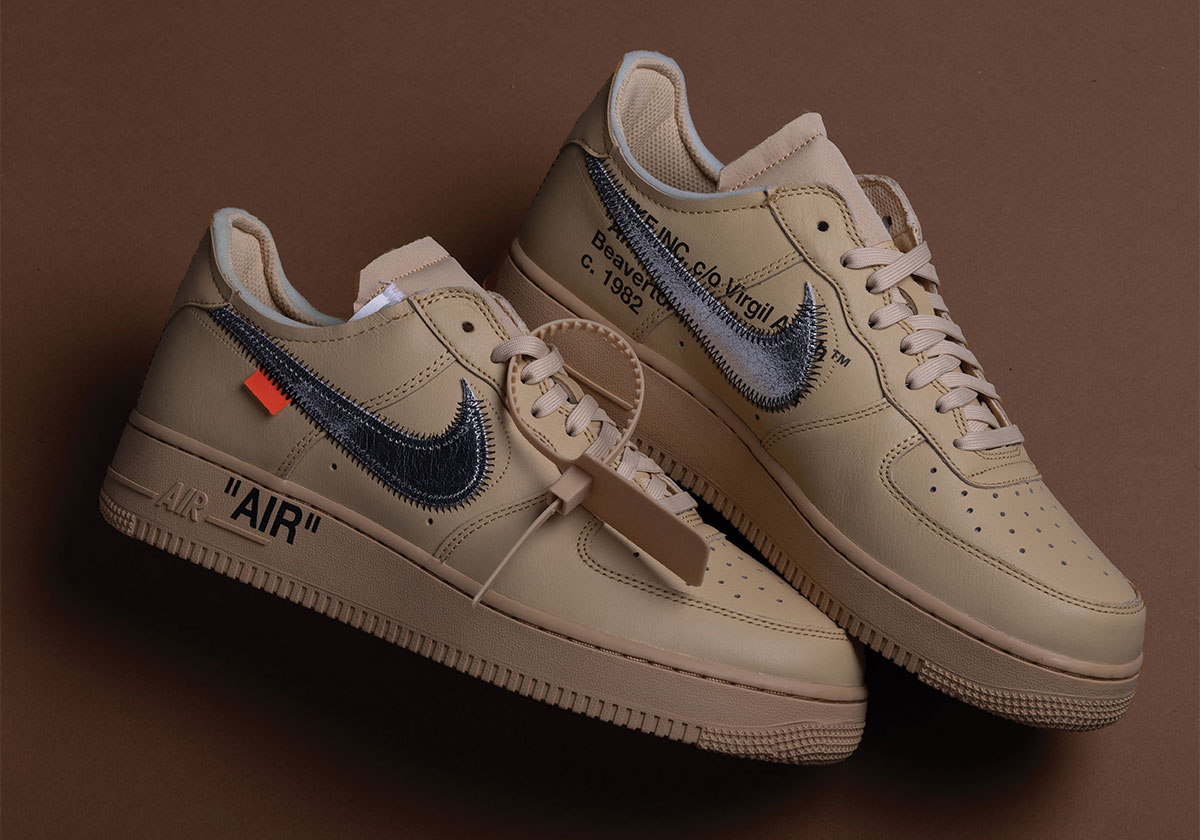 Off White Nike Air Force 1 Low Sesame Fd6900 200 Release Date 4