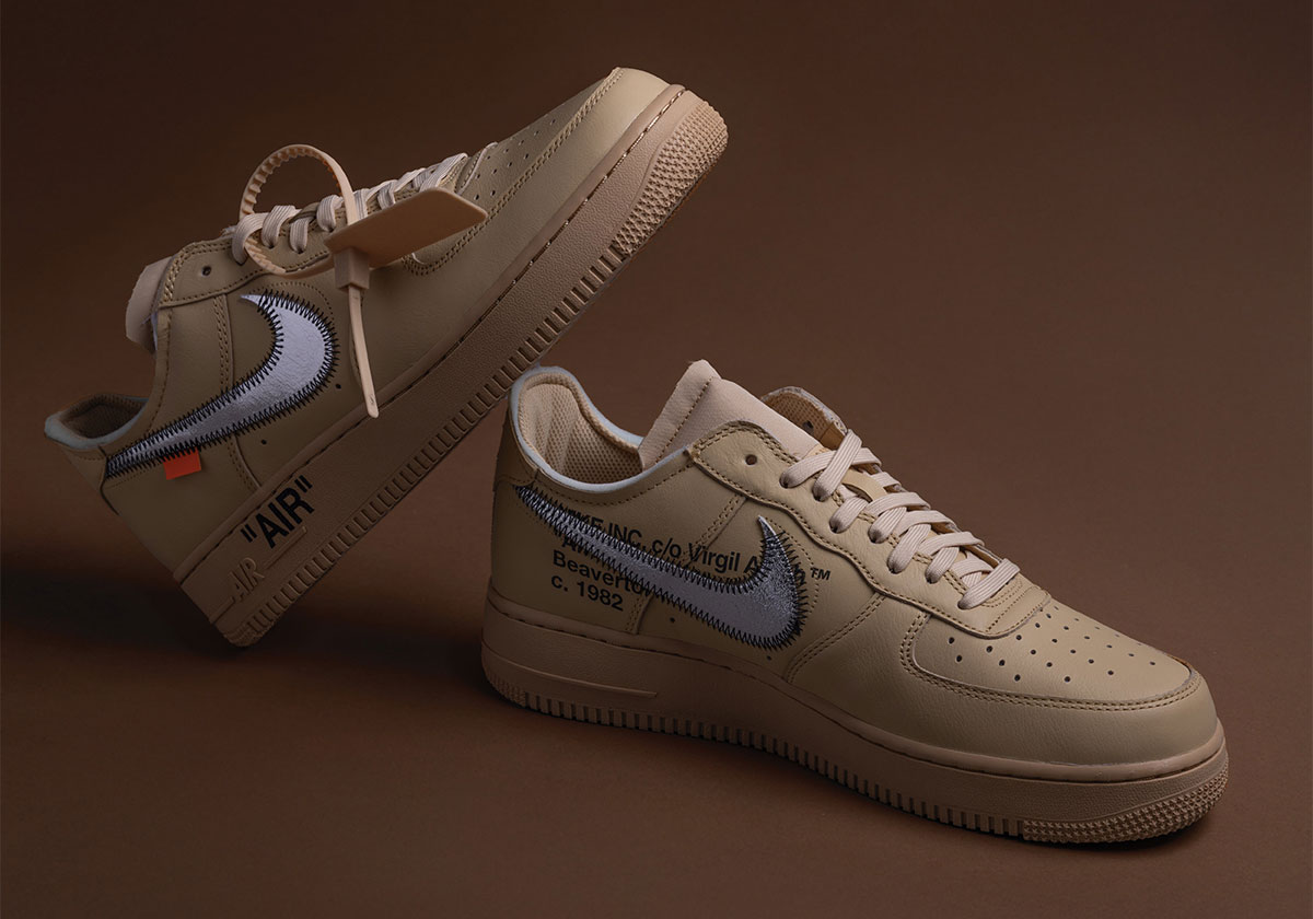 Off White Nike Air Force 1 Low Sesame Fd6900 200 Release Date 5
