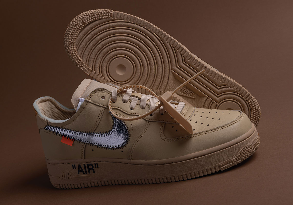 Off White Nike Air Force 1 Low Sesame Fd6900 200 Release Date 7