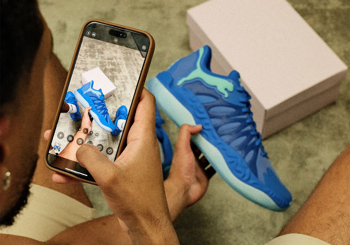 Tyrese Haliburton Showcases The PUMA Hali 1 In Blue