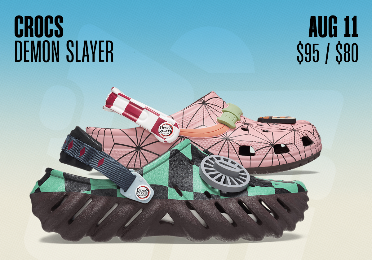 Sneaker Releases August 10 August 16 2025 Demon Slayer Crocs