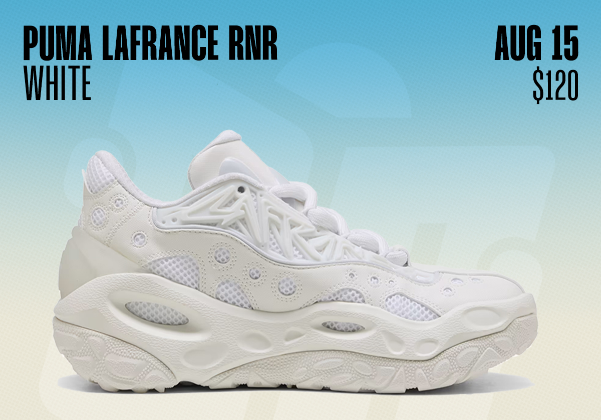 Sneaker Releases August 10 August 16 2025 Puma Lafrance Rnr White