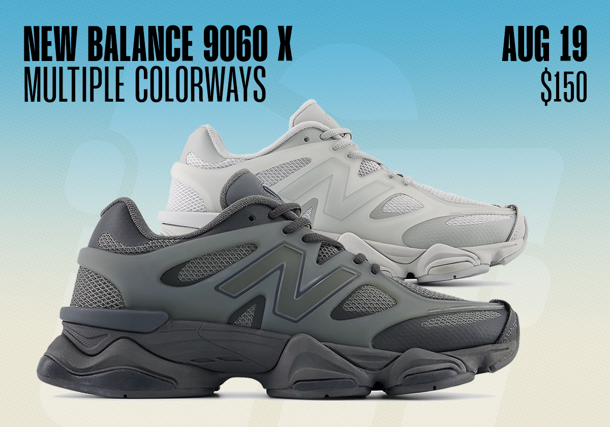 Sneaker Releases August 17 August 23 2025 New Balance 9060 X