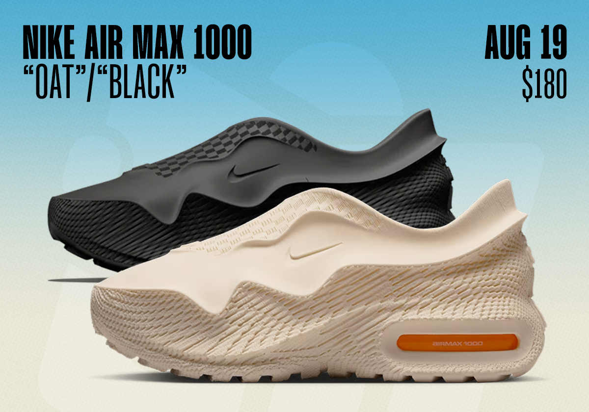Sneaker Releases August 17 August 23 2025 Nike Air Max 1000