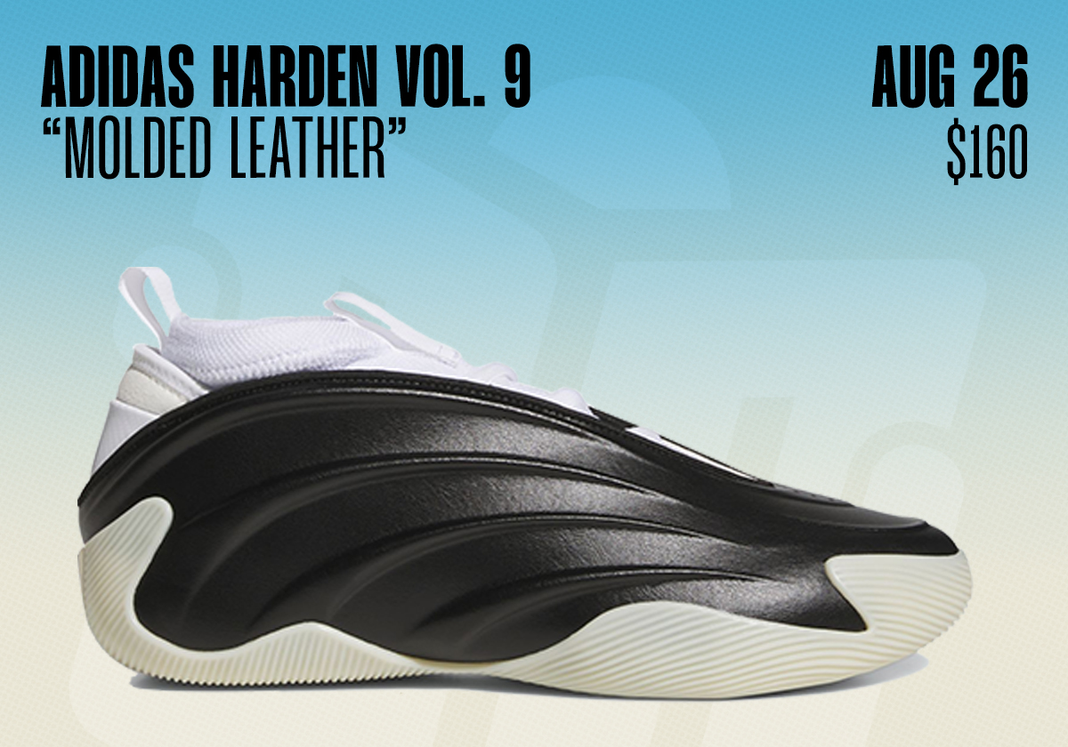 Sneaker Releases August 24 August 30 2025 Adidas Harden Vol 9 Molded Leather