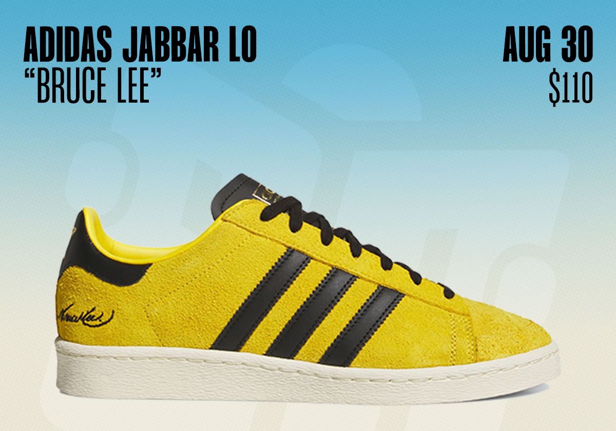 Sneaker Releases August 24 August 30 2025 Bruce Lee Adidas Jabbar Lo