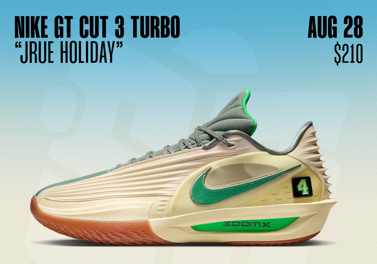 Sneaker Releases August 24 August 30 2025 Nike Gt Cut 3 Turbo Jrue Holiday