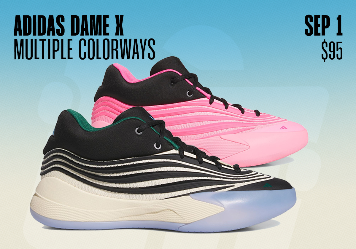 Sneaker Releases August 31 September 6 Adidas Dame X