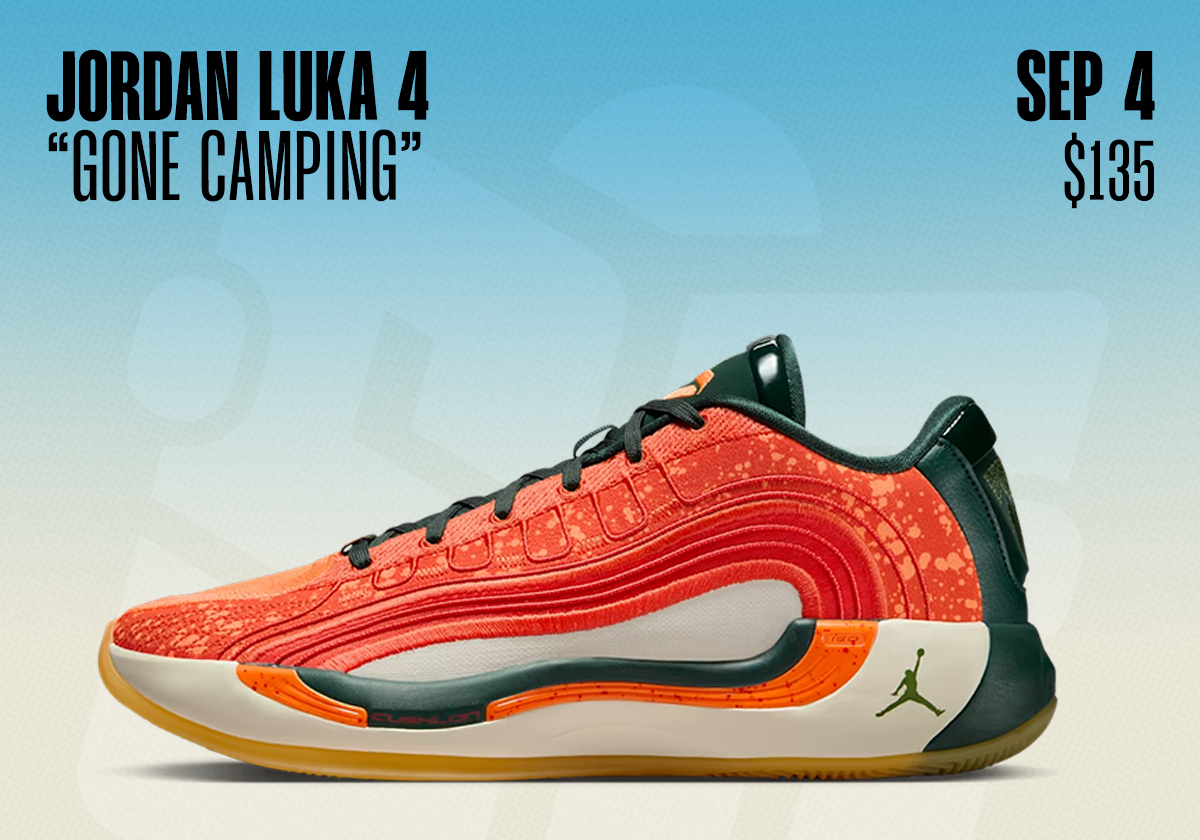 Sneaker Releases August 31 September 6 Jordan Luka 4 Gone Camping