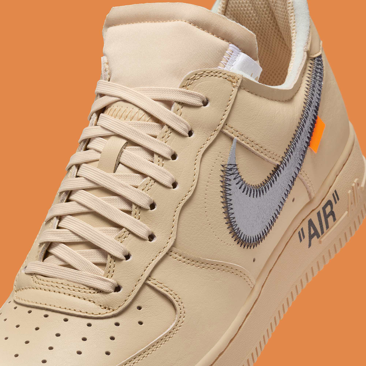 Virgil Abloh Nike Air Force 1 Low Sesame Fd6900 200 Release Date 1