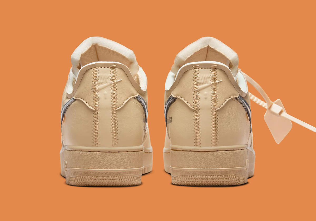 Virgil Abloh Nike Air Force 1 Low Sesame Fd6900 200 Release Date 6