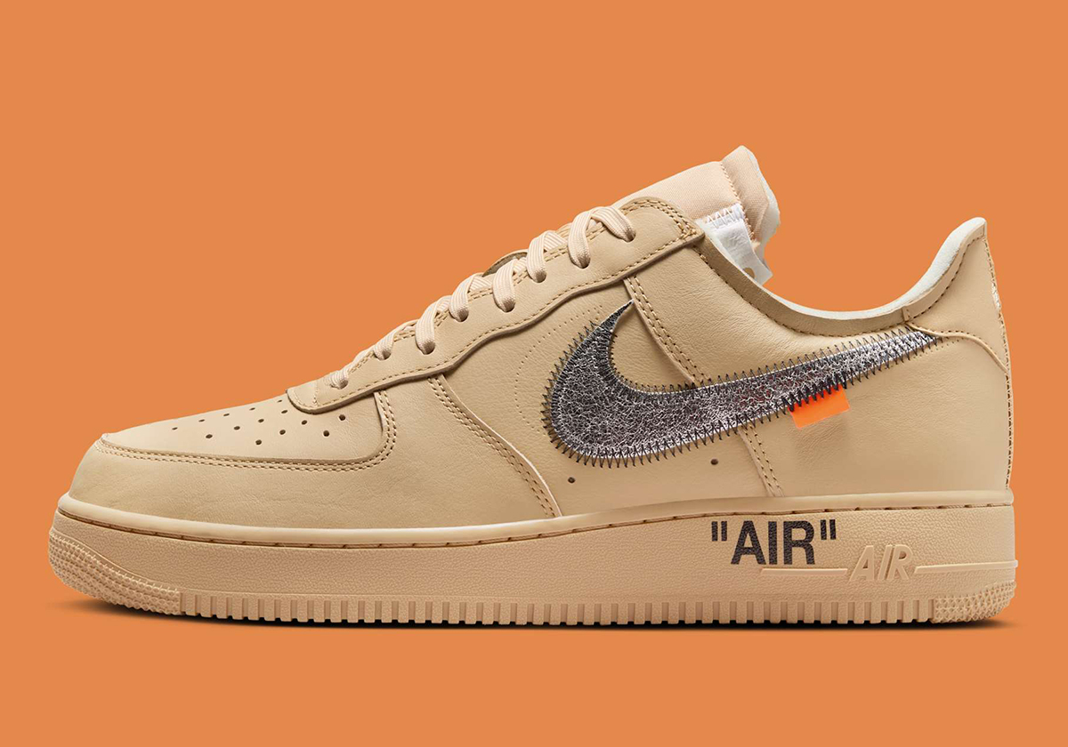 Virgil Abloh Nike Air Force 1 Low Sesame Fd6900 200 Release Date 9