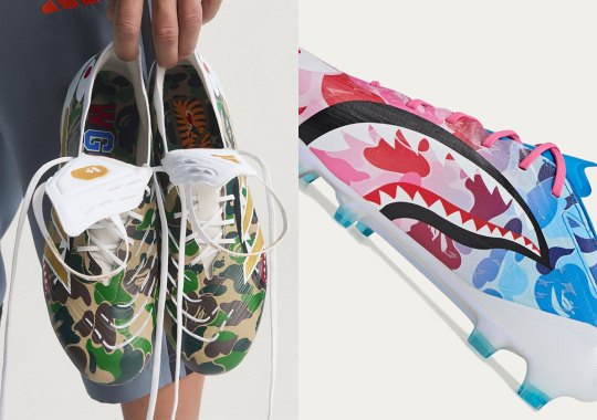 A Bathing Ape Brings Camo Print To Two adidas Soccer Icons