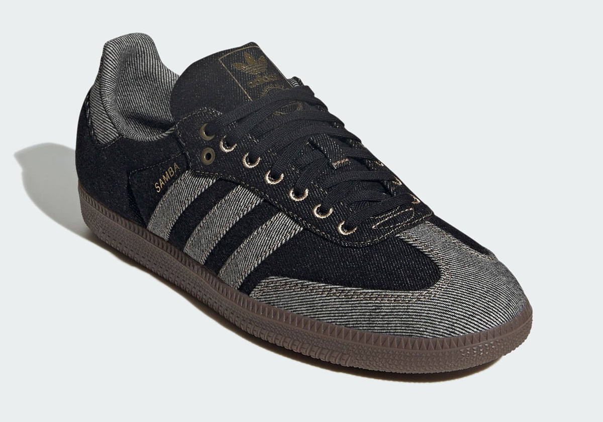 The adidas Samba OG Steps Out In “Black Denim”