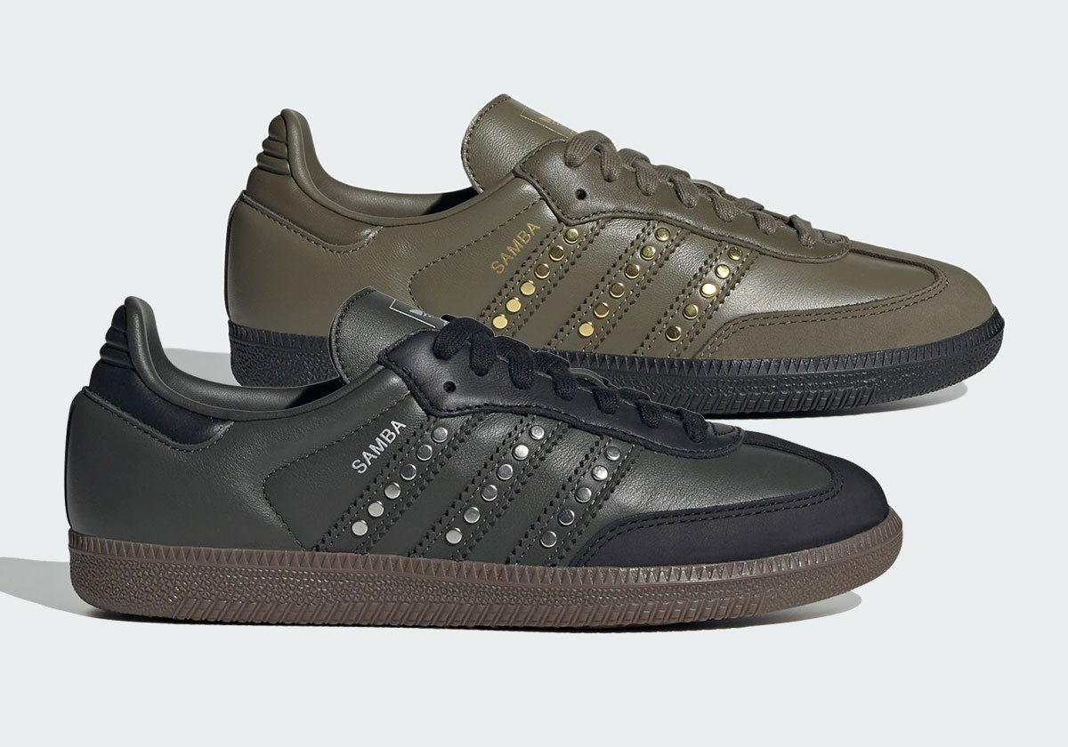 The adidas Samba Picks Up “Studded” Three Stripes Branding
