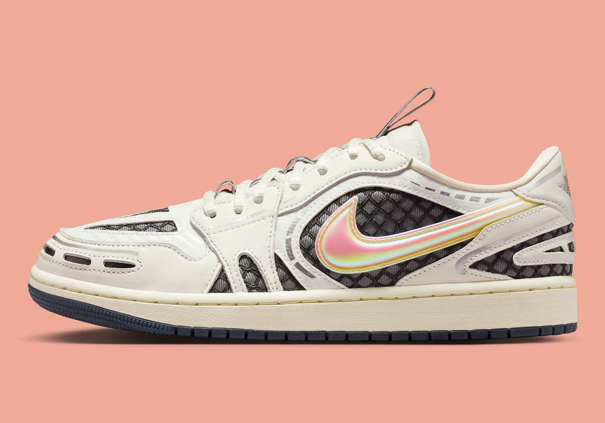 Air Jordan 1 Low Method Of Make V3 Sail Coconut Milk Anthracite Metallic Silver Hq2186 100 1
