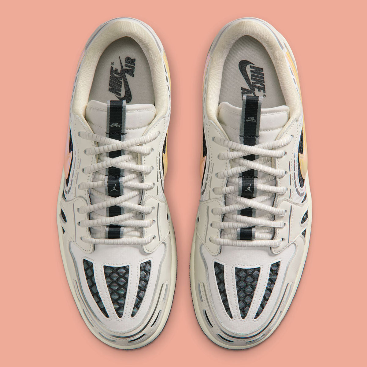 Air Jordan 1 Low Method Of Make V3 Sail Coconut Milk Anthracite Metallic Silver Hq2186 100 4