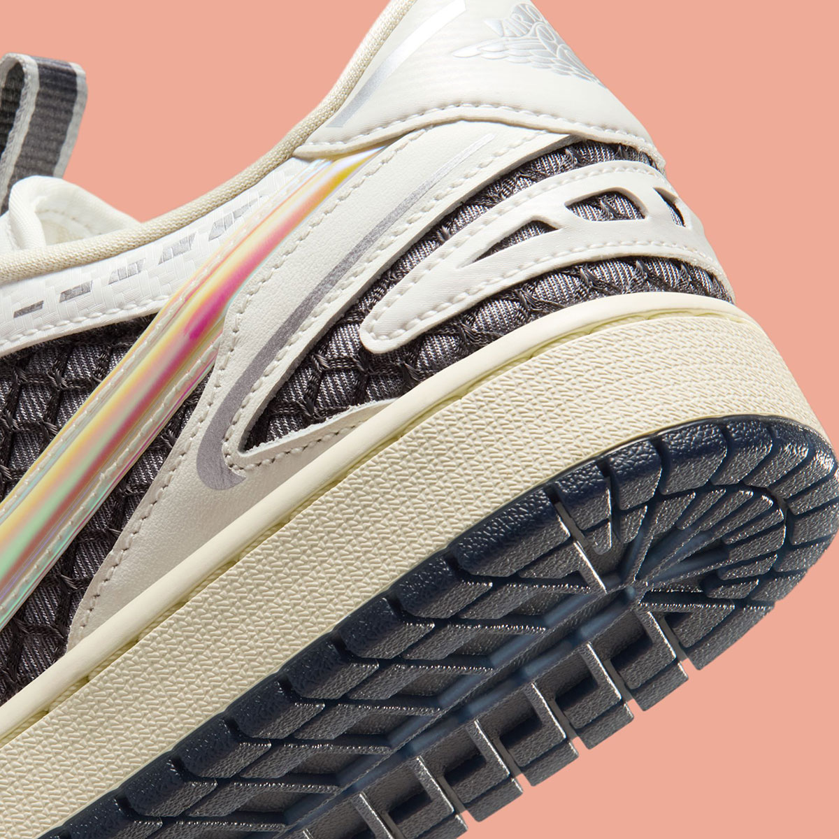 Air Jordan 1 Low Method Of Make V3 Sail Coconut Milk Anthracite Metallic Silver Hq2186 100 5