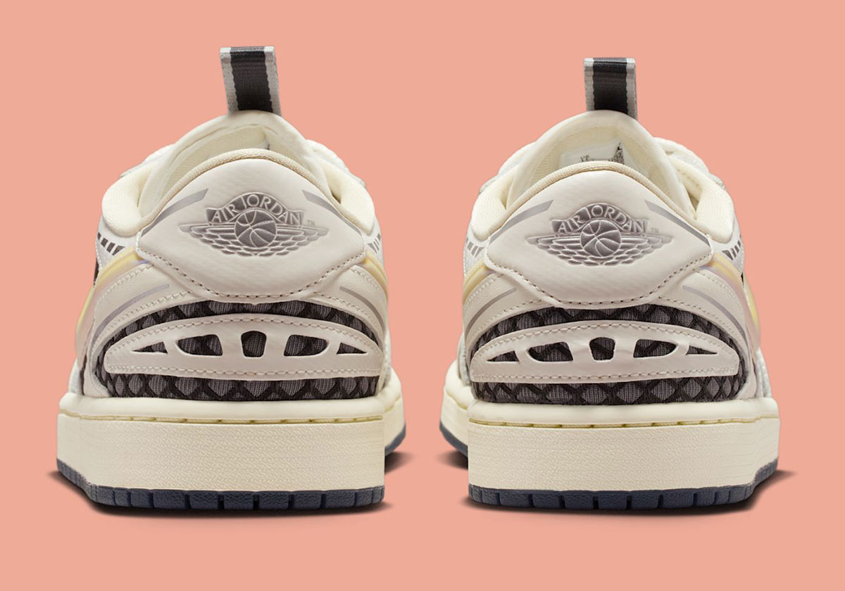 Air Jordan 1 Low Method Of Make V3 Sail Coconut Milk Anthracite Metallic Silver Hq2186 100 7