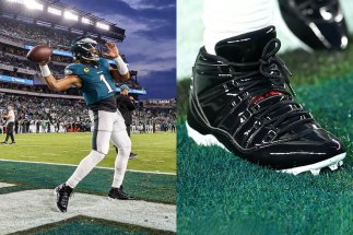 Jalen Hurts Makes Season Debut In Air Jordan 11 “Love Hurts” PE