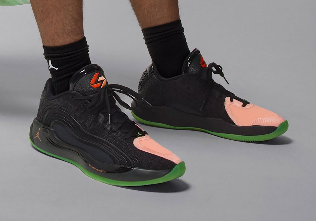 Jordan Luka 4 Black Team Orange Orange Pulse Electric Green Anthracite Io0204 001 9