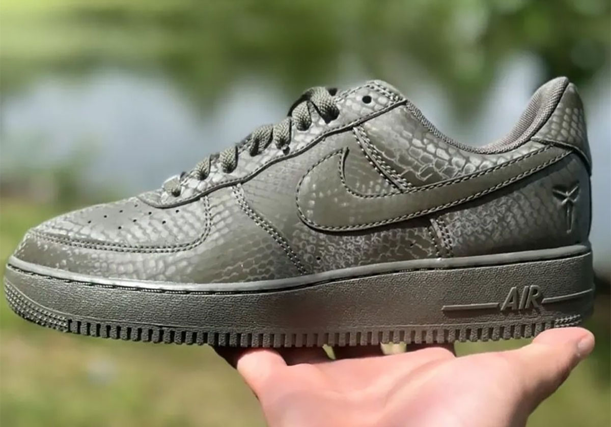 First Look At The Kobe x Nike Air Force 1 Low "Army"