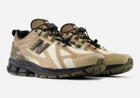 The Salomon-Esque New Balance 1906R No-Sew Surfaces In "Olive"