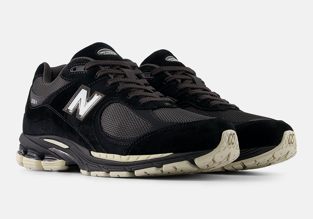Black Suede Wraps The New Balance 2002R
