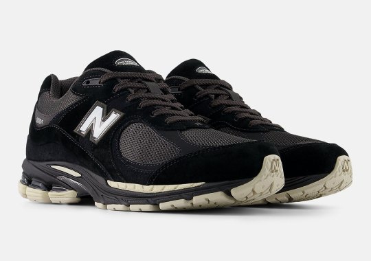 Black Suede Wraps The New Balance 2002R