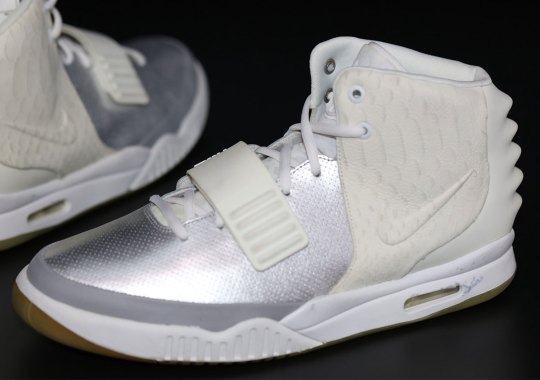 Unreleased Nike Air Yeezy 2 “Metallic Silver” Sample Surfaces