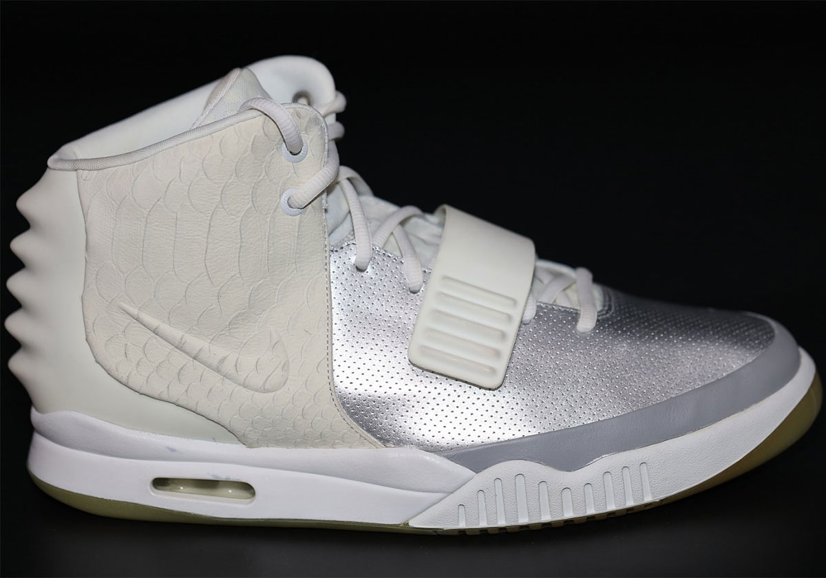 Nike Air Yeezy 2 Metallic Silver Sample 3