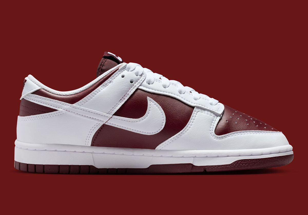 Nike Dunk Low Womens White Dark Team Red Im6572 601 3