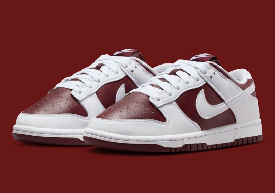 The Nike Dunk Low Leans On "Dark Team Red"