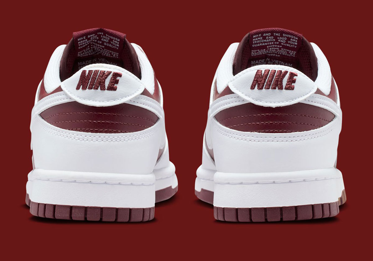Nike Dunk Low Womens White Dark Team Red Im6572 601 6