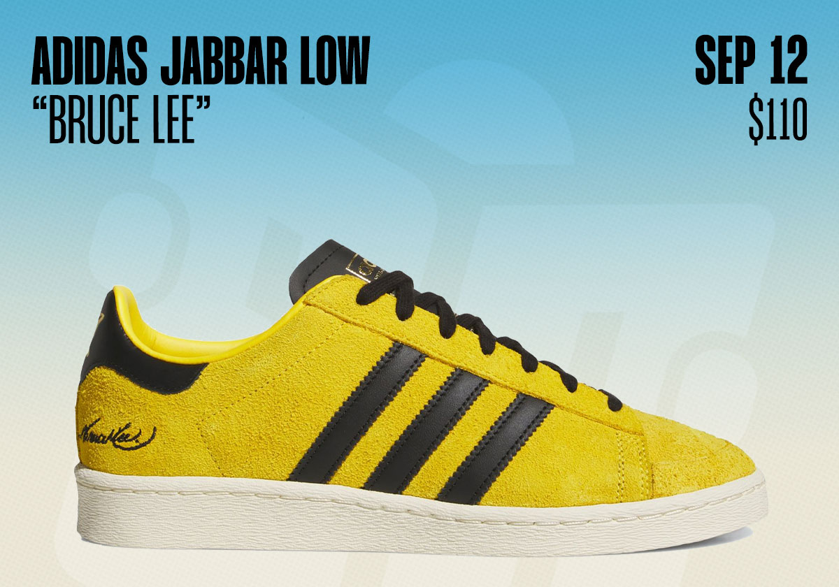 Sneaker Releases September 7 September 13 Adidas Jabbar Low Bruce Lee