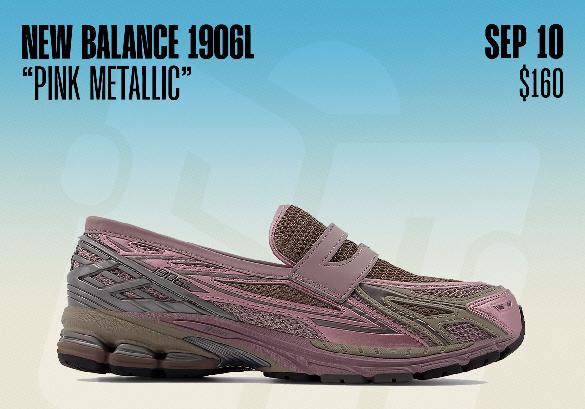 Sneaker Releases September 7 September 13 New Balance 1906l Pink Metallic